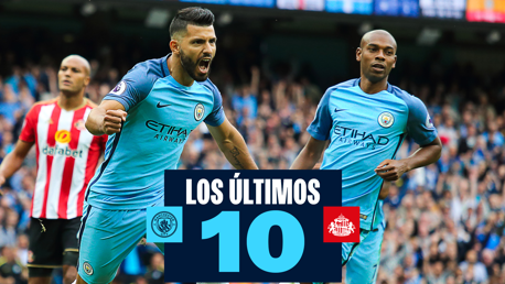 Nuestros últimos 10 goles en casa contra el Sunderland