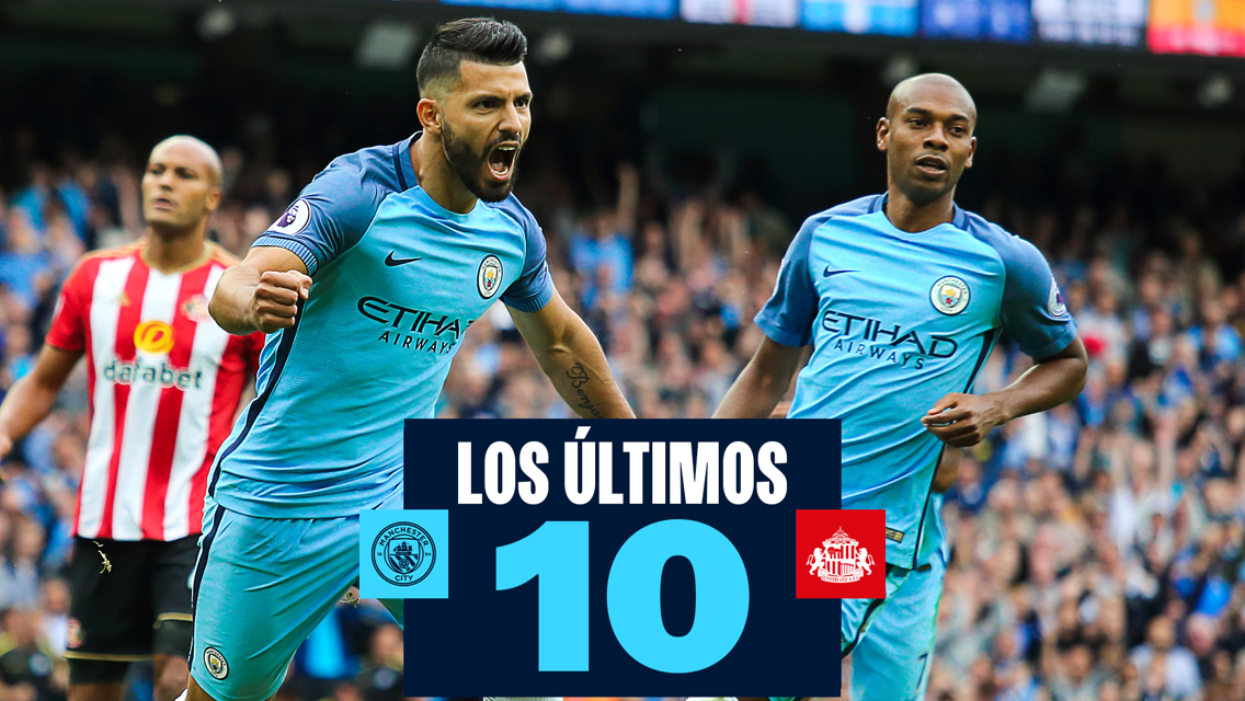 Nuestros últimos 10 goles en casa contra el Sunderland