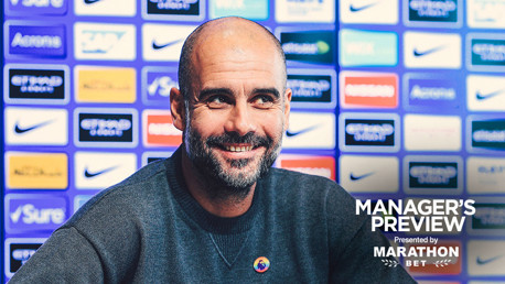 PREVIEW: Pep addresses the media...