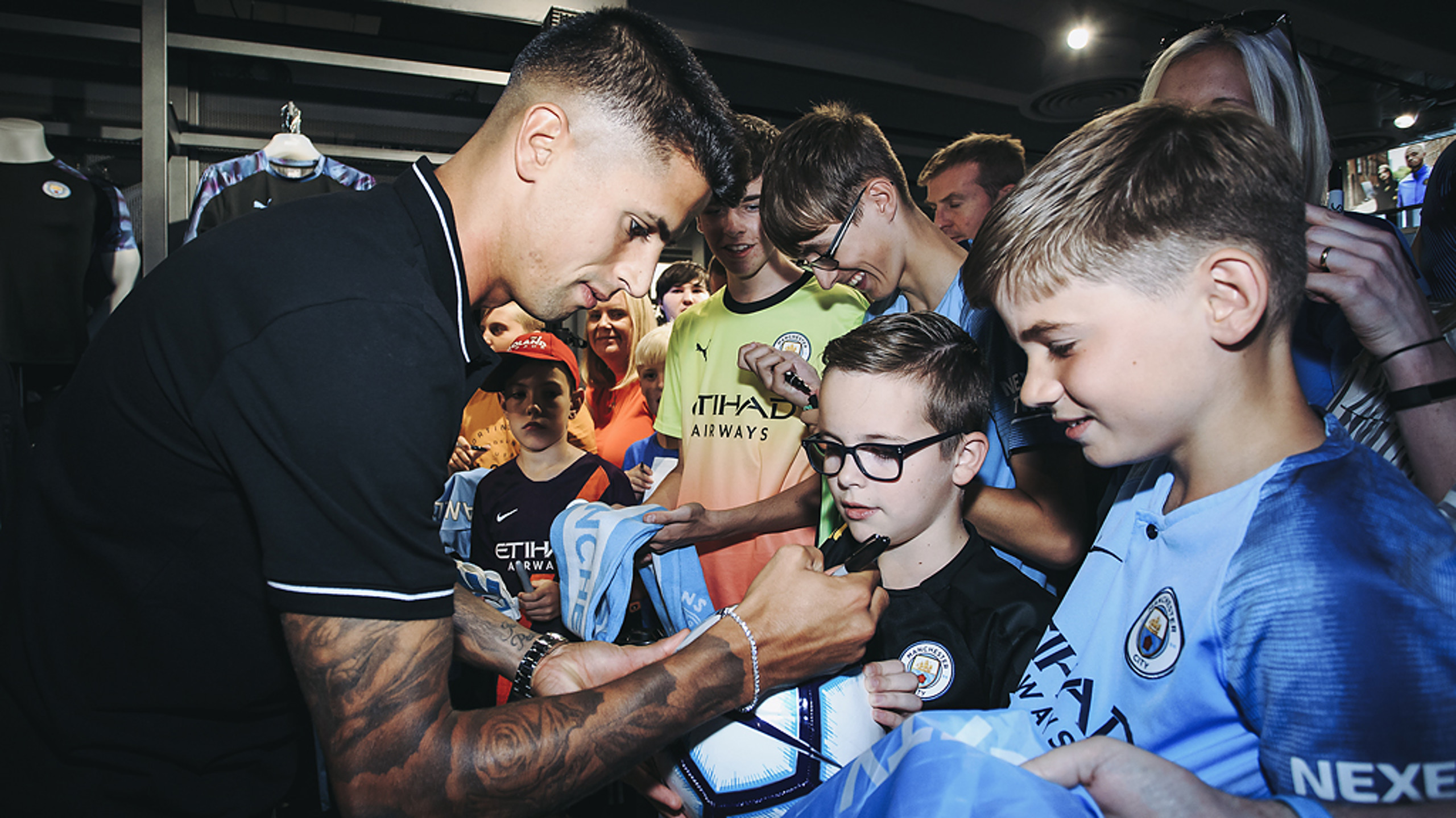 Picture special: Joao Cancelo meets the fans!