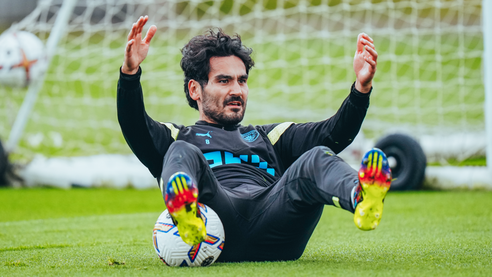 The talented Mr Gundogan wants a free-kick