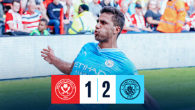 Cuplikan singkat: Sheffield United 1-2 City
