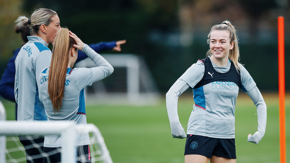 HUNGRY, HUNGRY HEMPO : Lauren Hemp says the squad are 'hungrier than ever' for a win over Chelsea