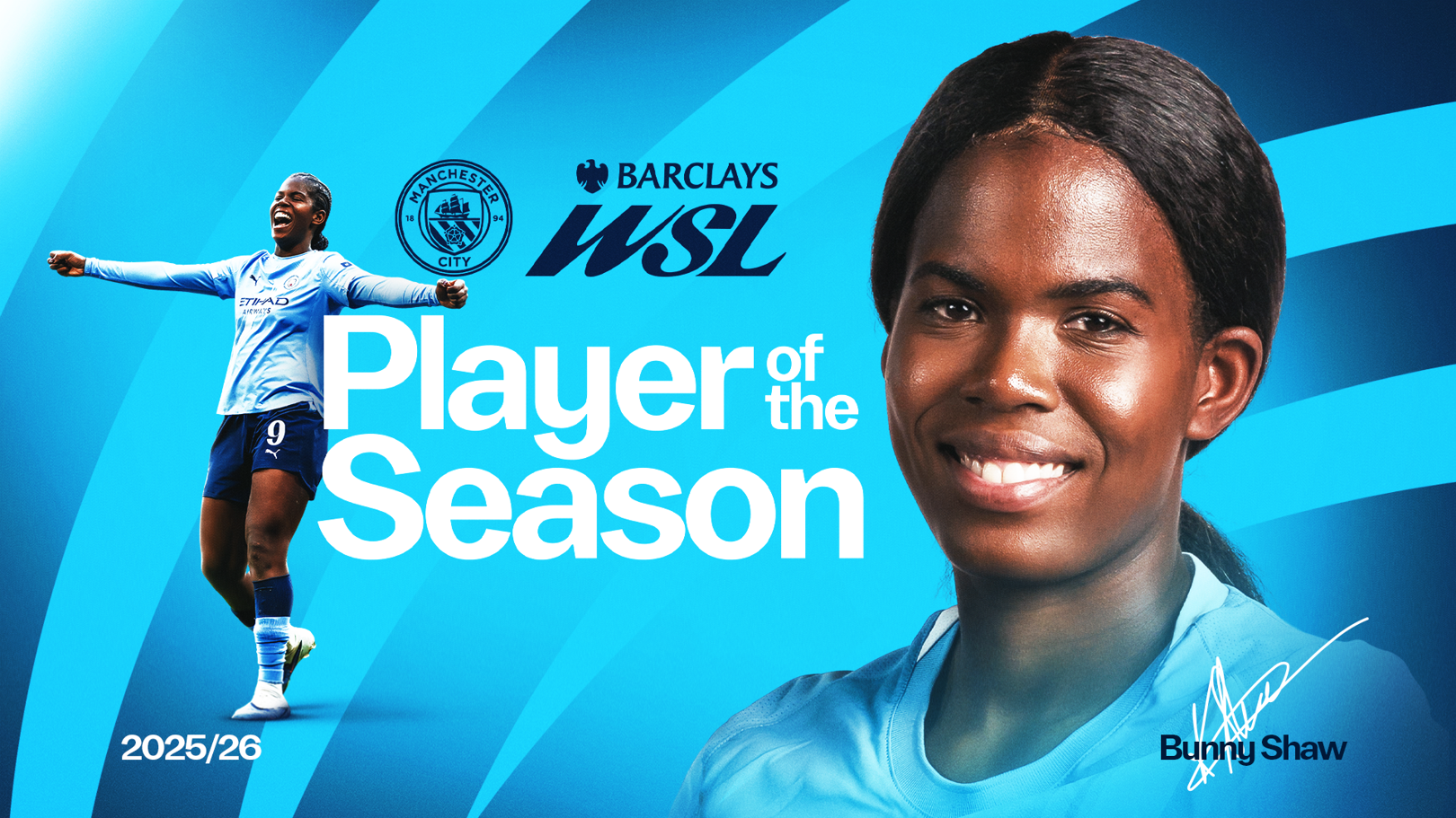 Shaw named 2025/26 WSL Player of the Season   
