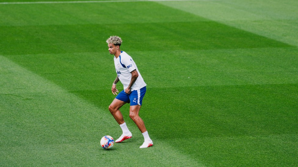 ON THE BALL: Nico O'Reilly in control - as per usual!
