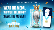 Picture yourself with Premier League trophy and try on your own medal  