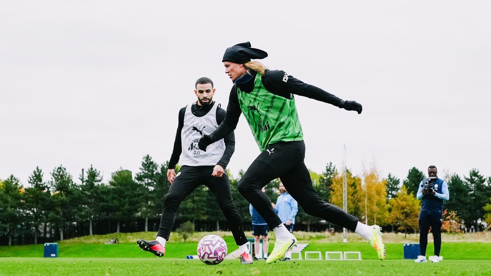 STRIKING FEAR : Erling Haaland is ready to shoot