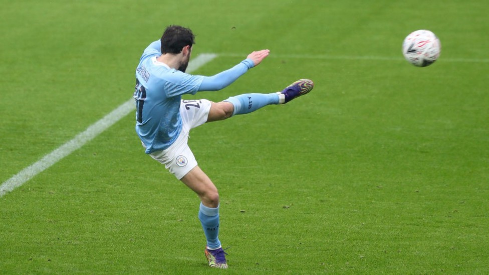 OPENER : Bernardo Silva fires us into an early lead in emphatic fashion.